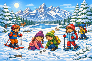 Exploring Winter Wonders: Kids Discover Wildlife and Snow Science