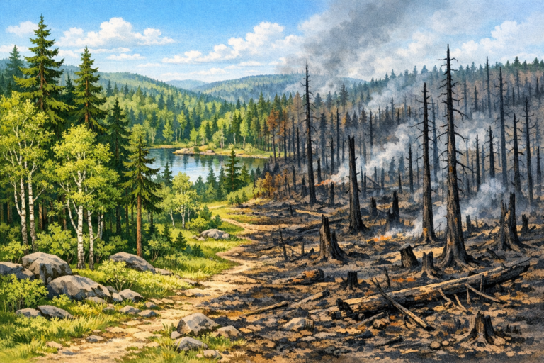 How Forest Fires Shape Sweden’s Wild Woods