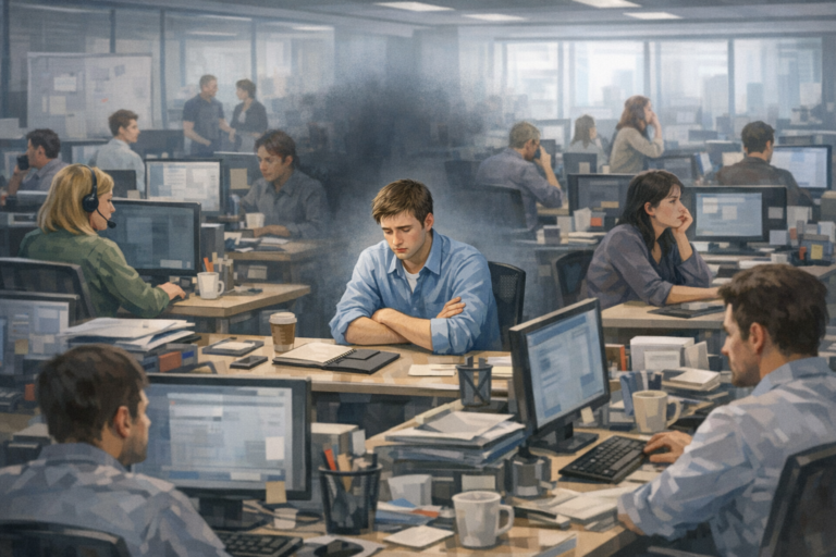 How Modern Busy Offices Can Increase Feelings of Loneliness