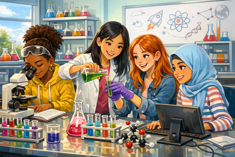 Girls Explore Science and STEM at B-WISER Summer Camp
