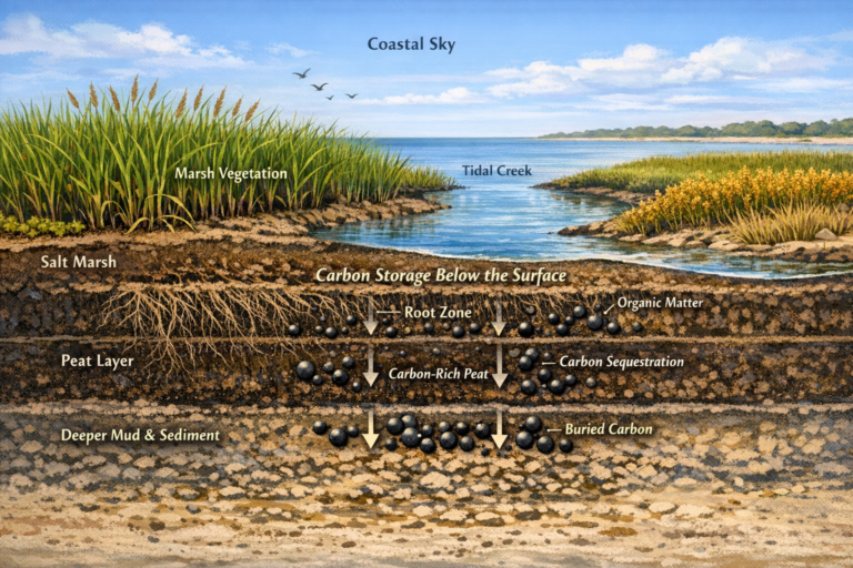 New Model Reveals How Salt Marshes Capture Carbon Worldwide