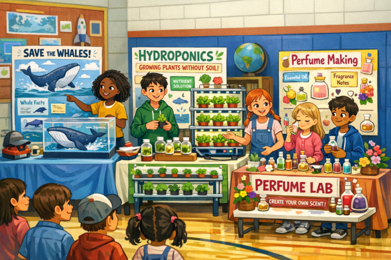 Siletz Students Explore Science with Whales, Plants, and Perfume Projects